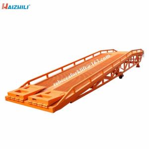 China 6 ton hydraulic adjustable container loading dock ramp for sale factory