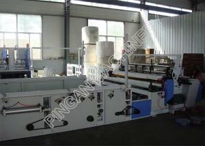 China Tissue Paper Slitting And Rewinding Machine Automatic Core Pulling Remote Control factory