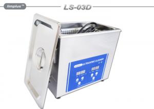 China Small 3L Household Ultrasonic Cleaner Bath , Sonic Ultrasonic Cleaner For Dentures on sale