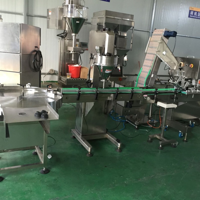 Eye Shadow Detergent Powder Packing Machine With Capping Machine High Accuracy