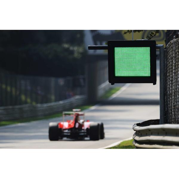 32*16 Glare-LED Testing Racing Cars Sign with 256*256*35 mm Panel