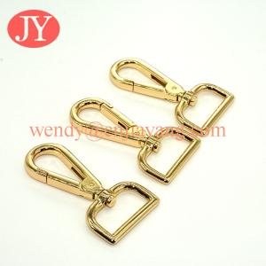 China jiayang gold color 32mm swivel snap hook for purse / handbags factory