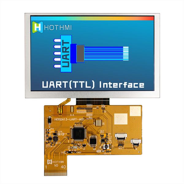 5.0 Inch Smart Serial 800x480 UART TFT Display Screen Sunlight Readable