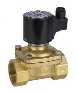China DC 24v Natural Gas Solenoid Valve Brass Electric Solenoid Valve Low Pressure factory