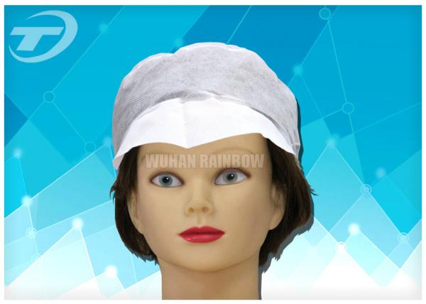 China Disposable non - woven work cap , light weight and breathable , designed for men factory