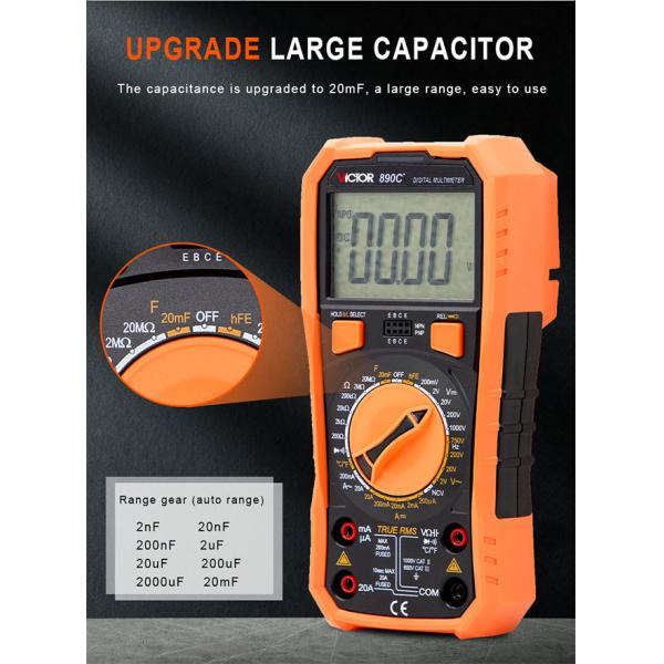 Mini VICTOR Digital Multimeter Vc890c+
