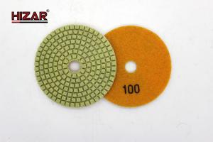 China 4 Wet / Dry Diamond Polishing Pad With Backer Pad For Marble And Granite Floor Edges Countertop Polishing factory