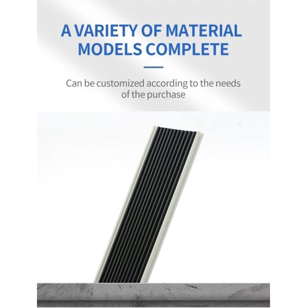 Rubber Plastic Stair Nosing Flat Seal Profiles Customized