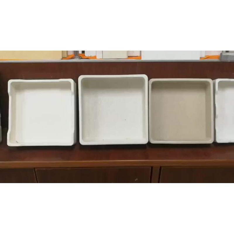 Sintered Lithium Battery Materials Mullite Sagger Box With Custom Cutting Service