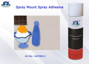 China Repositional Spray Mount Adhesive for Paper / Plastic / light Metal or light Glass Material factory
