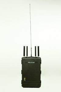 China 20 - 2700Mhz Portable Mobile Signal Jammer , EOD Cell Phone Signal Blocker Device factory