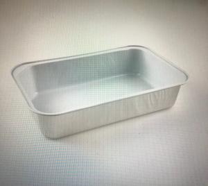 China Smooth Wall 0.25mm Aluminum Foil Disposable Food Containers Airline Catering factory