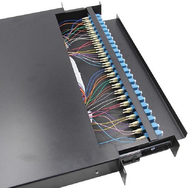 ODF 24 Port Fiber Optic Patch Panel Enclosure Box 24Core Drawer Joint