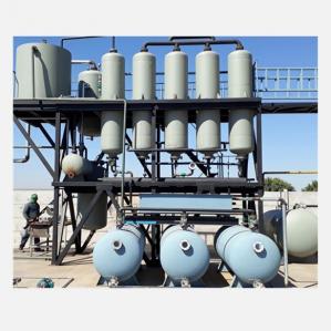 China 16kw Q245 Steel Used Engine Oil Recycling Refinery Machine For Making Diesel Fuel factory
