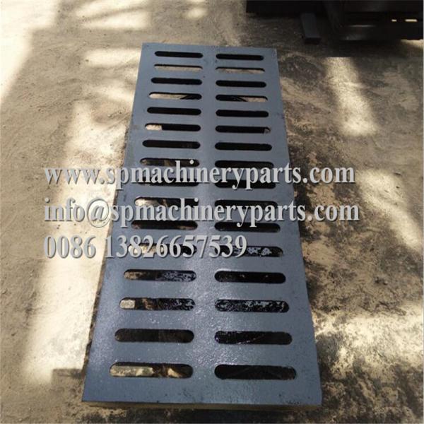 China Cheap Price industry hardware tools 24" L x 6" W x 3/4" H Slope Channel Drain Cast Iron Grate from china factory