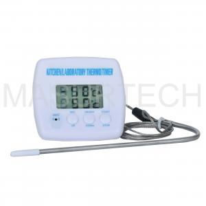 China Digital Timer Thermometer Alarm Clock Kitchen Cooking BBQ Food Timer Temperature Diagnosti factory