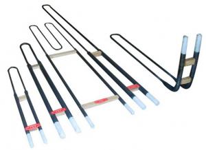 China High Purity Mosi2 Heating Elements , 1700 °C / 1800 °C Moly Disilicide Heating Elements Rod on sale