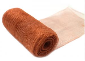 China 100mm Pure Copper Knitted Mesh 20ft For Distillation Column Packing factory
