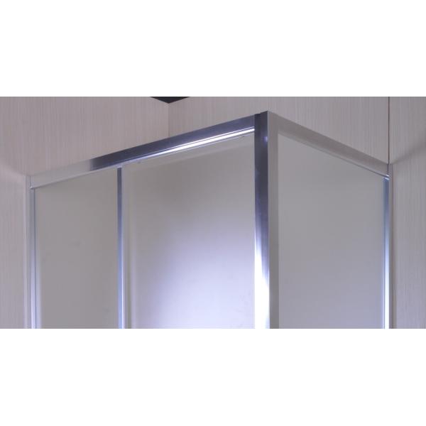 1100 X 800 Rectangular Shower Cabins Enclosure Normal Temperature Storage KPN52168