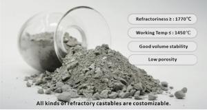 China High Strength Alkali Resistant Refractory Ultra Low Cement Castable High Alumina factory