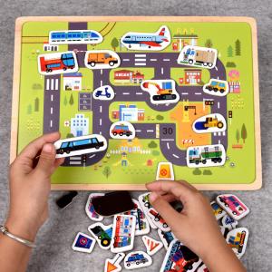 China Picture Print Jigsaw Puzzle ,  Waterproof  Cardboard Custom Childrens Puzzles Maker on sale