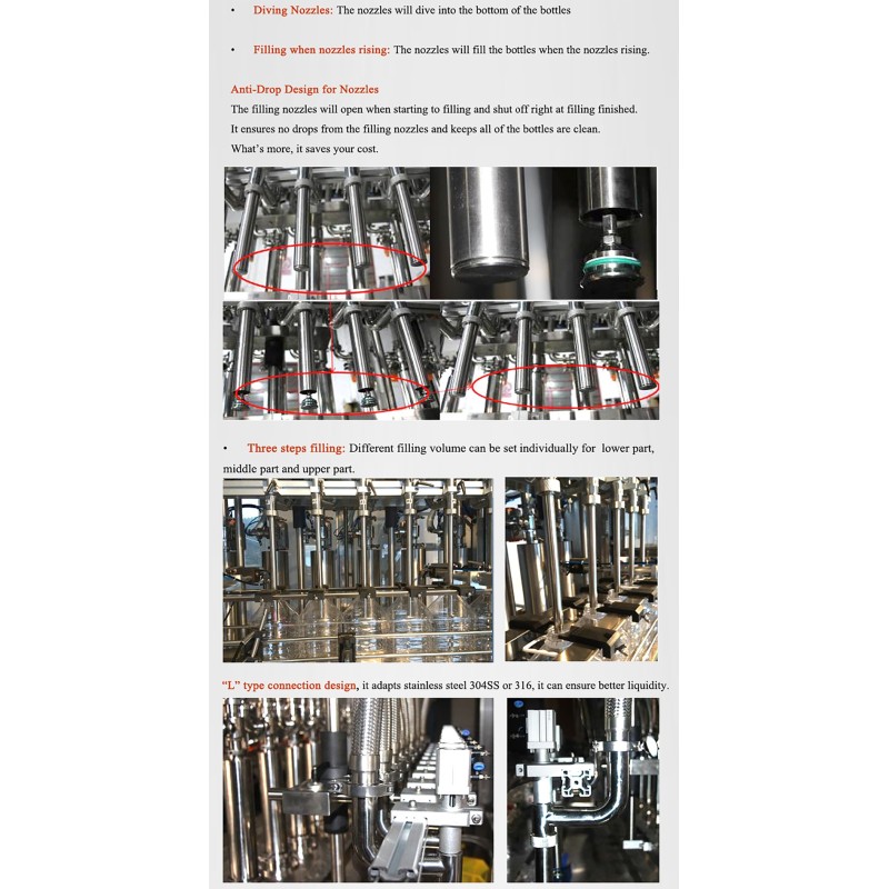 Schneider Touch Screen Commercial Bottling Machine L Type Connection