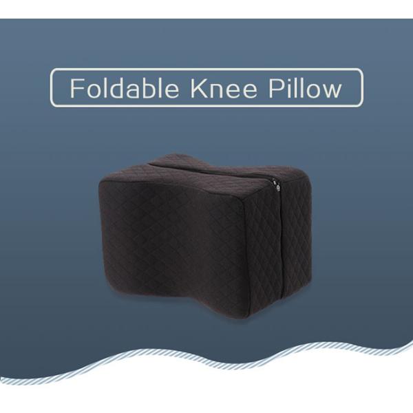 Orthopedic Leg Support Memory Foam Knee Pillow With Removable Cover , Latex Sponge