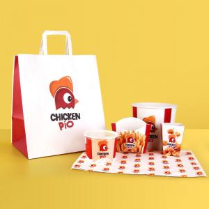 China Fast Food Packaging Container Set Fried Chicken Paper Box for Takeout and Restaurants factory