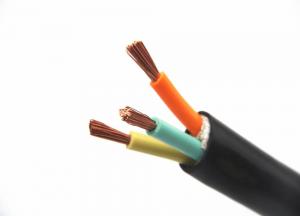 China 300/1100V  Pvc Flexible Cable , Flexible Power Cable Customized Core Colours factory