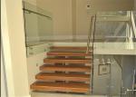 Prima Building Floating Steps Staircase With Prefab Steel And Wood Construction