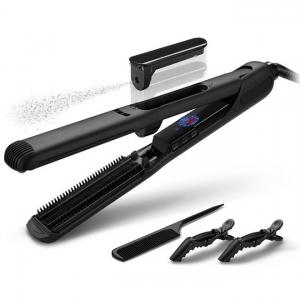 China 450F Vapor Steam Hair Straightener LCD Display With Argan Oil Irons factory