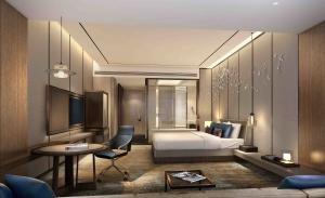 China ISO14001 Standard Bedroom Storage Wardrobe Customize Size For Luxury Hotel Suites on sale
