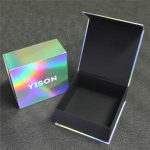 China Luxury Hologram Printing Gift Boxes / Custom Holographic Packaging Box factory