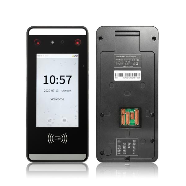China Palm Reader and Facial Recognition Access Control System and RFID Card Time attendance Terminal with Temperature Detecti factory