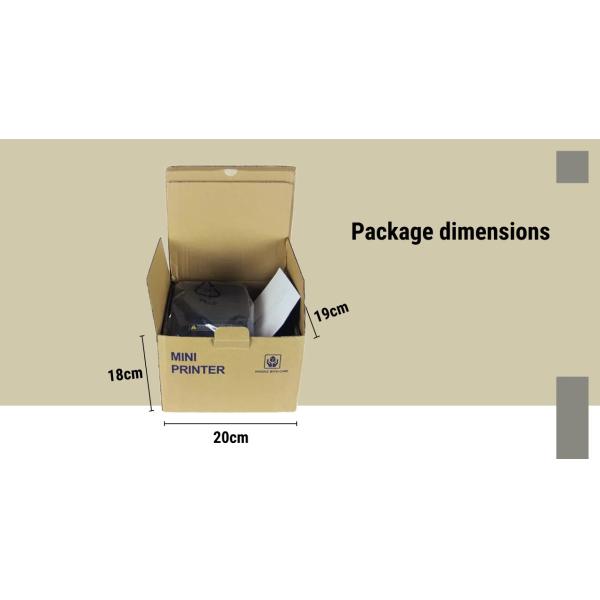 Speed HDD-T80C Direct Thermal Receipt Printer USB LAN POS Android Interface Color Style