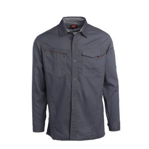 China Flap Suit Anti Static Fabric Gray Jacket Work Clothes factory