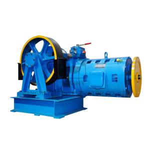 Buy cheap 220 / 380V Roping 1 / 1 Geared Traction Machine for Residential Elevator Parts from wholesalers