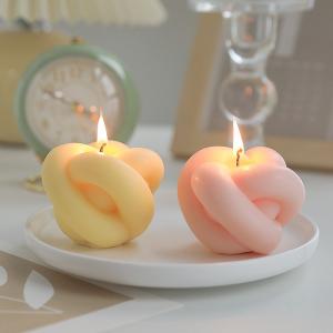 China Rose Flower Aromatherapy Scented Soy Wax Candle Romantic Cute on sale