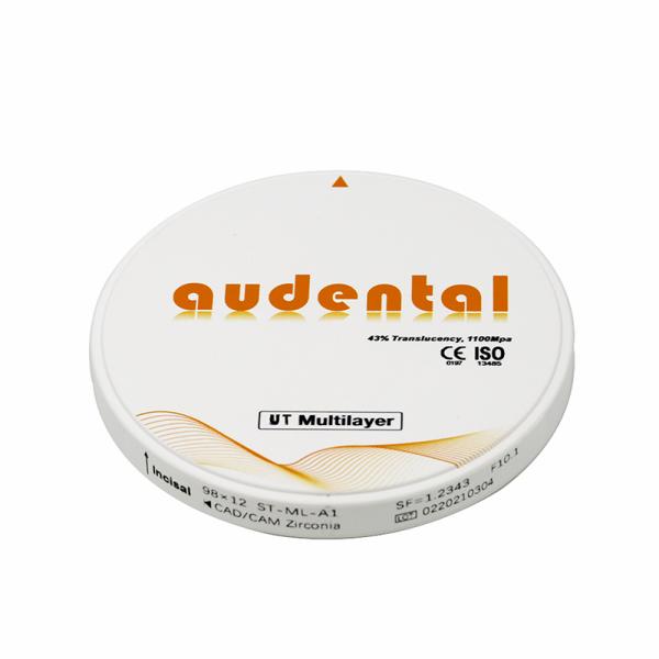 UT/DUT Multilayer Zirconia Block UTML Zirconia Veneer Blank Material