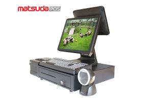 China ROHS Approved Dual Core Quad Core CPU All In One POS Terminal factory