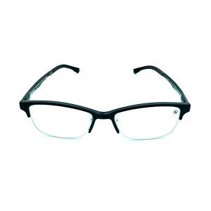 China Non Thermal Far Infrared Anti Reflection Eye Glasses Mens Half Rim Eyeglasses 54mm factory