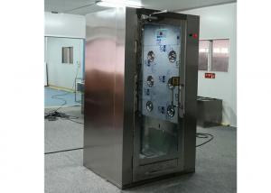 China PLC Control System Cleanroom Air Shower 20-25 M/S Air Velocity 220V/50Hz Power Supply factory