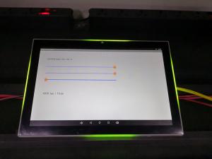 China Customized Iron Gate Mounting Android 10 Inch POE Tablet PC with adjustable LED Light Bars factory