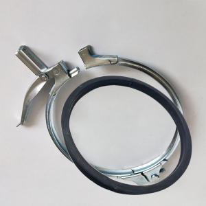 China 80mm-500mm Heavy Duty Pipe Clamps With EPDM Gasket factory