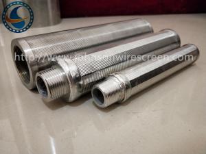 China High Filtration Precision Wire Wrapped Screen For Mining / Food Industry on sale