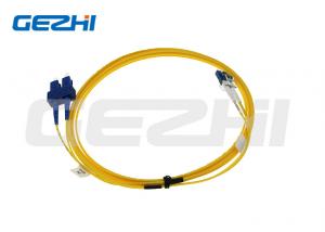 China PVC 2 Core Duplex Fiber Patch Cord LC To SC Fiber Patch Cable For FTTH factory
