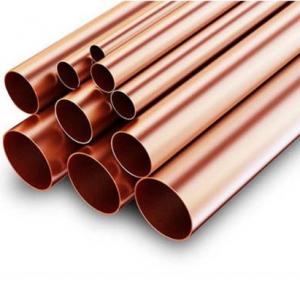 China H62 H65 DN16 DN40 99.9% Pure Brass Copper Seamless Metal Tubes For Air Conditioner Refrigeration factory