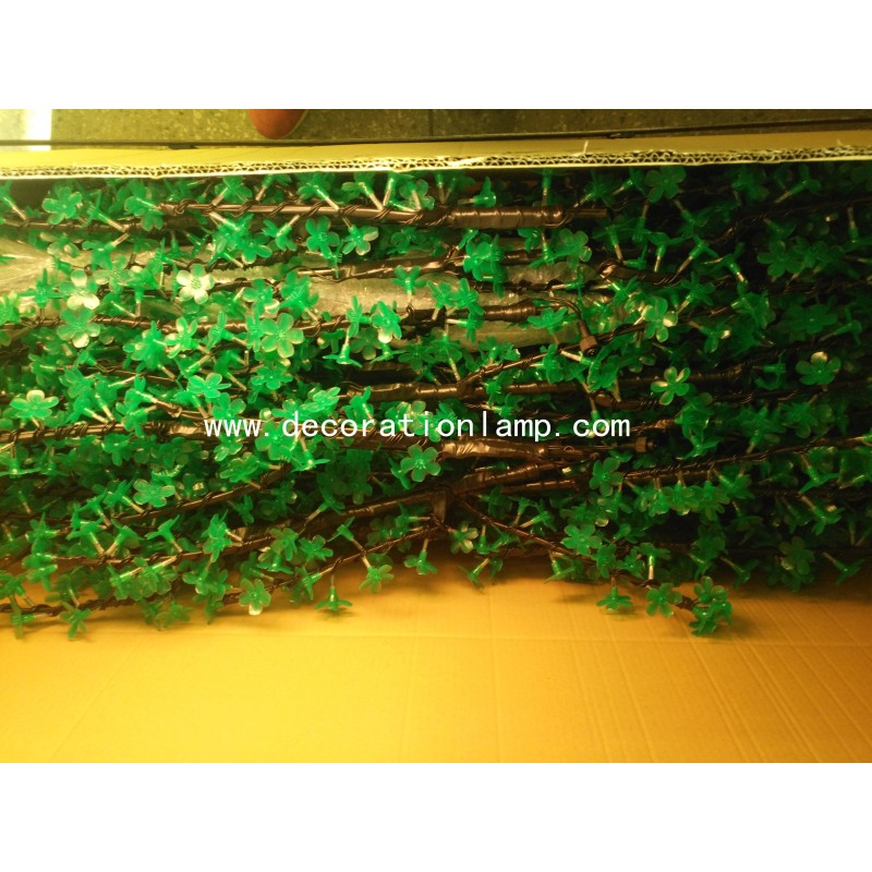 artificial trees with lights