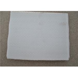 China High Temperature Resistant Polyester Mesh Belt With White Used For Sewage factory