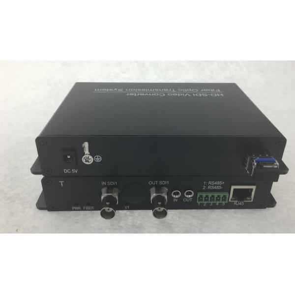 3G - SDI Video Hd Sdi To Fiber Converter RS485 Data with 10 / 100M Ethernet